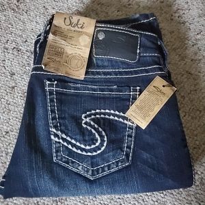 Silver Suki NWT 25x33 jeans Dark